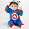 Captain America Baby Rompers