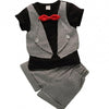 Fashion Gentleman Baby Summer Short-sleeved Suit Pants