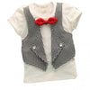 Fashion Gentleman Baby Summer Short-sleeved Suit Pants