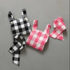 Baby Romper Scarf Cute Plaid