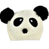 Wool Knit Sweater Cap  Panda Pattern