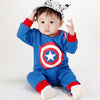 Captain America Baby Rompers